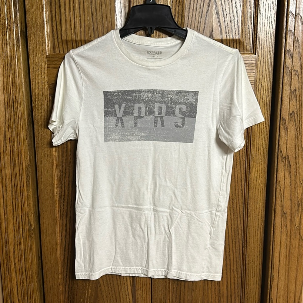 Express Men’s White T-Shirt - Xsmall
